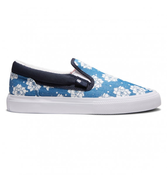 

Слипоны женские DC SHOES ADJS300277-DNM голубые 9.5 US, Голубой, ADJS300277-DNM