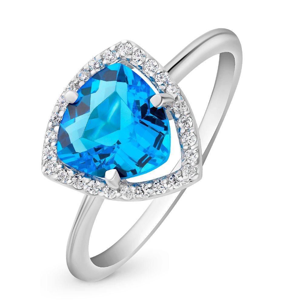

Кольцо из серебра р.  585Gold 701001068, фианит/фианит, 701001068