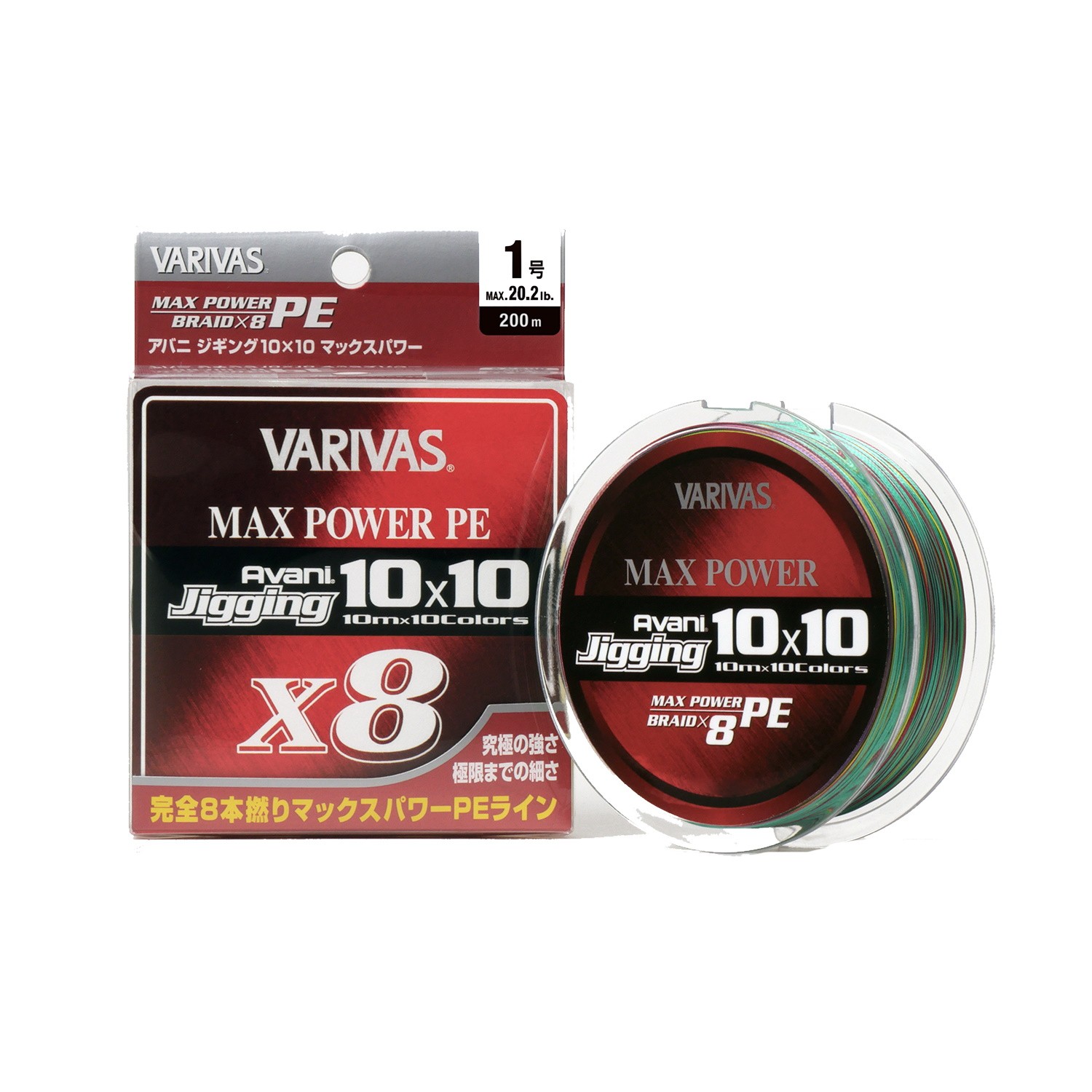Шнур Varivas Avani Jigging 10x10 Max Power PE X8 200м PE 3.0