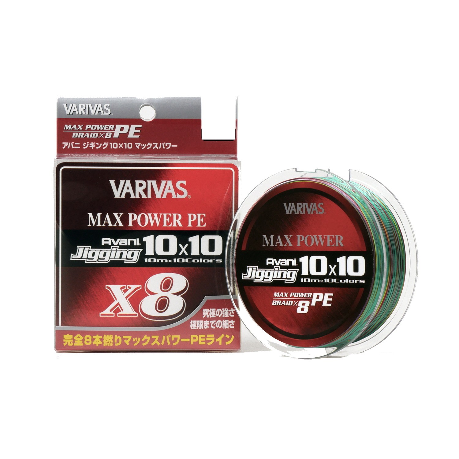 Шнур Varivas Avani Jigging 10x10 Max Power PE X8 200м PE 0.8