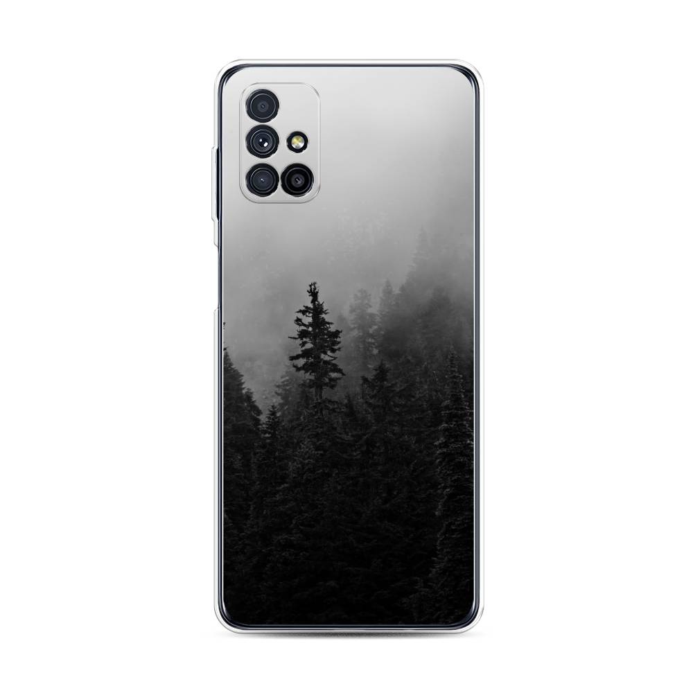 

Чехол на Samsung Galaxy M31s "Туманный лес", Серый;черный, 2101450-2