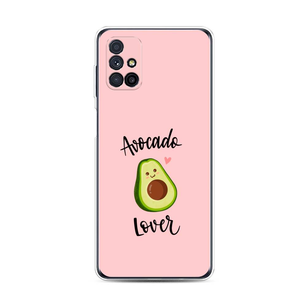

Чехол на Samsung Galaxy M31s "Avocado lover", Розовый;зеленый, 2101450-6