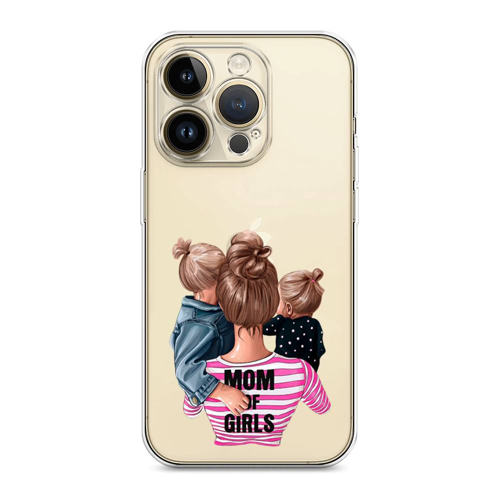 

Чехол Awog на Apple iPhone 14 Pro Max / Айфон 14 Pro Max "Mom of Girls", 15050-6