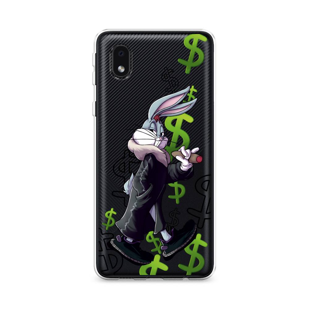 

Чехол на Samsung Galaxy A01 Core "Rich Bugs Bunny", Зеленый;черный;голубой, 2101250-6