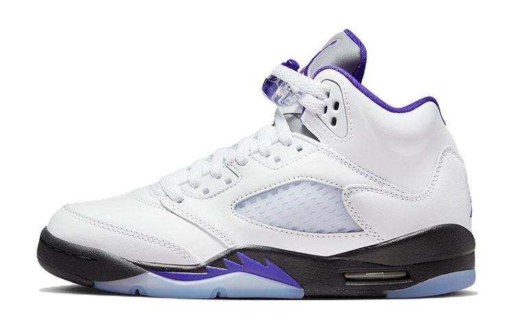 

Кеды унисекс Jordan Air Jordan 5 Retro Concord GS белые 36 EU, Белый, Air Jordan 5 Retro Concord GS