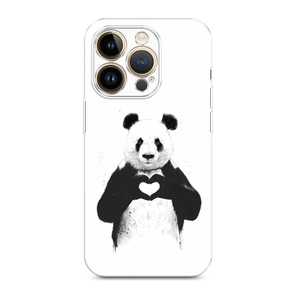 

Чехол Awog на Apple iPhone 14 Pro Max / Айфон 14 Pro Max "Панда love", 15050-10