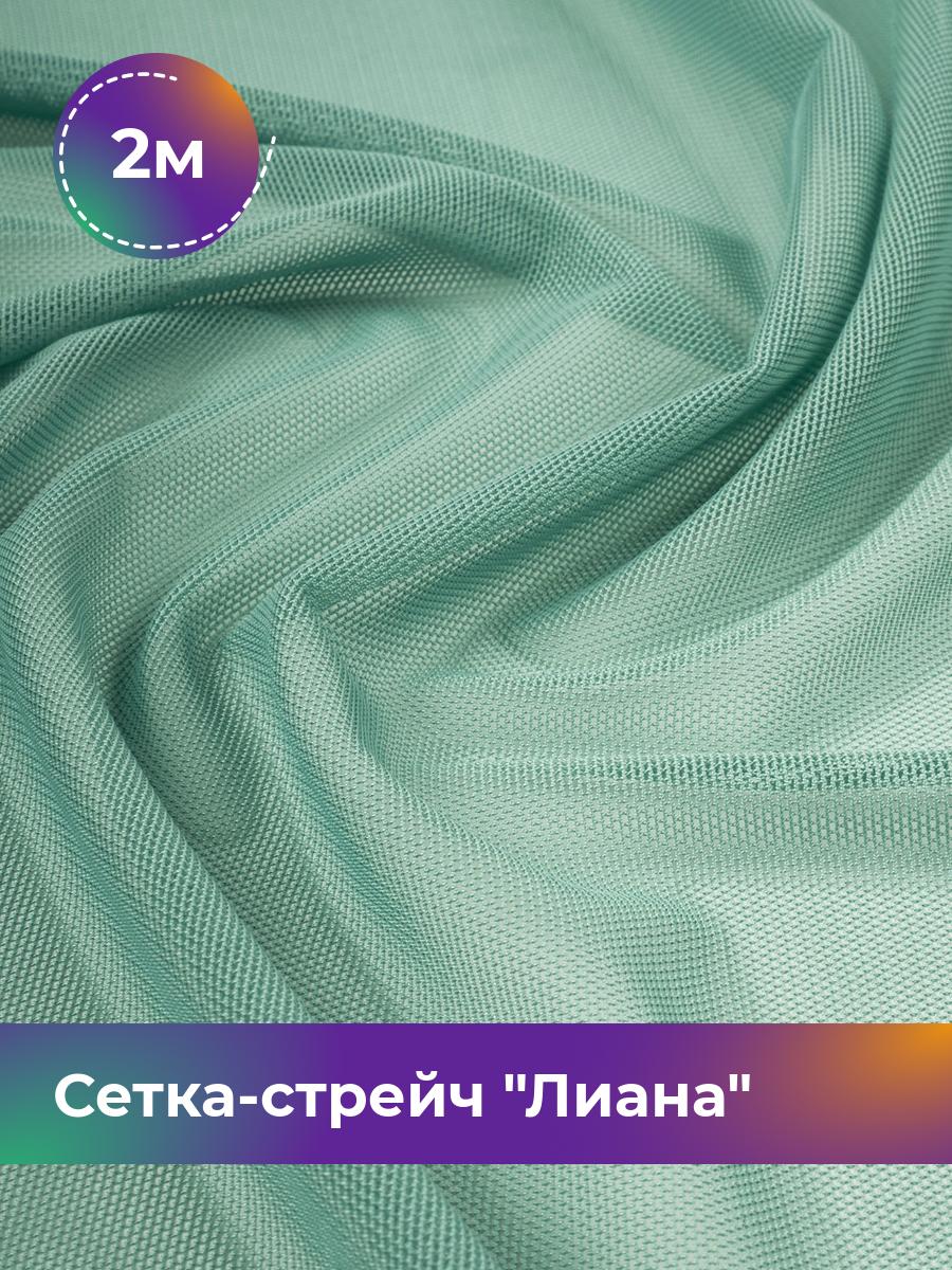 

Ткань Сетка-стрейч Лиана Shilla, отрез 2 м * 150 см 2_5692.020, Зеленый