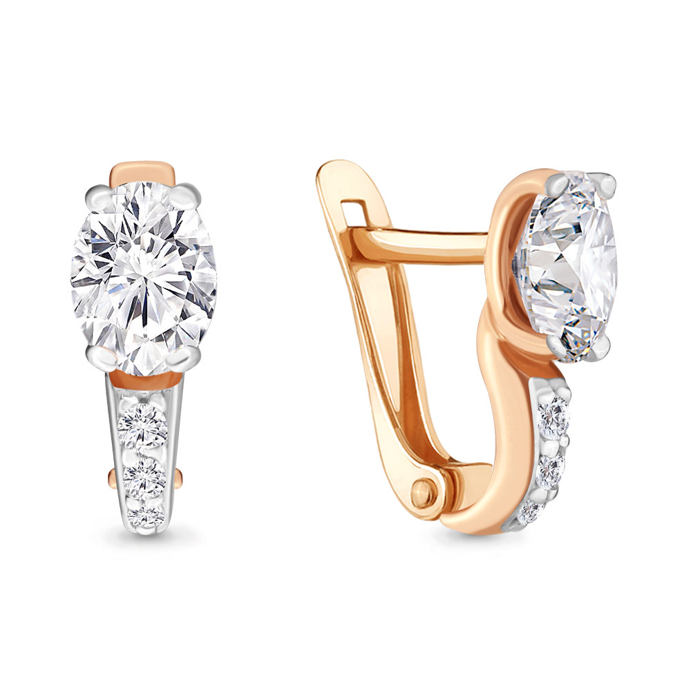 

Серьги из серебра с фианитом Aquamarine Aquamarine 433971А_925_з, 433971А_925_з