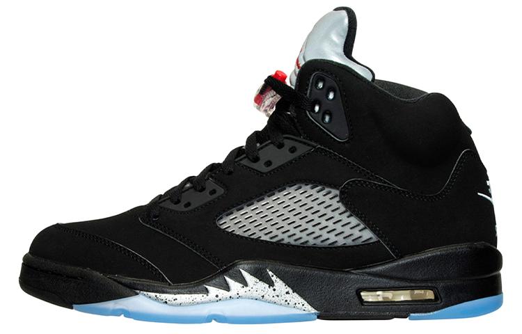 

Кеды унисекс Jordan Air Jordan 5 Retro Black Metallic (2016) черные 43 EU, Черный, Air Jordan 5 Retro Black Metallic (2016)