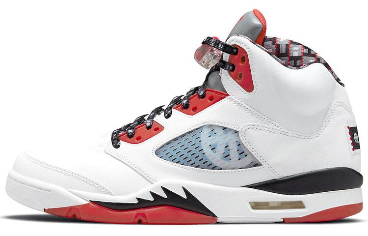 

Кеды унисекс Jordan Air Jordan 5 quai 54 белые 46 EU, Белый, Air Jordan 5 quai 54