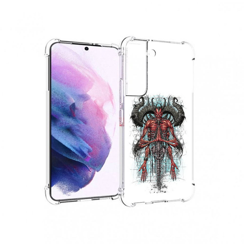 

Чехол MyPads Tocco для Samsung Galaxy S22 дьявол (PT194926.508.340), Прозрачный, Tocco