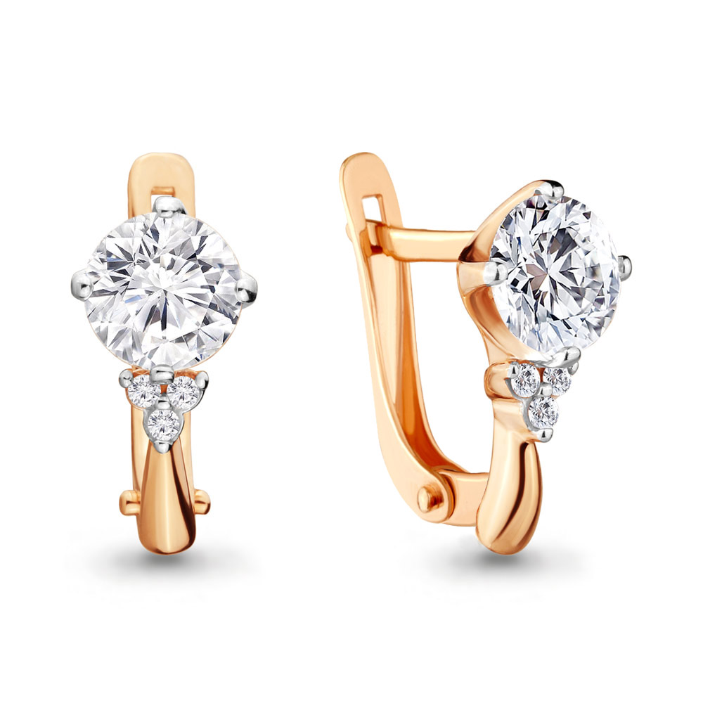 

Серьги из серебра с фианитом Aquamarine Aquamarine 433941А_925_з, 433941А_925_з