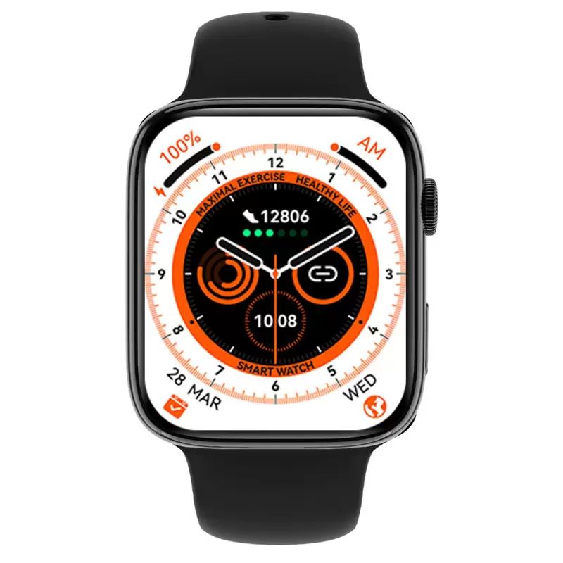 

Смарт часы Smart watch 8 Max с полным экраном черный, x7 PLUS