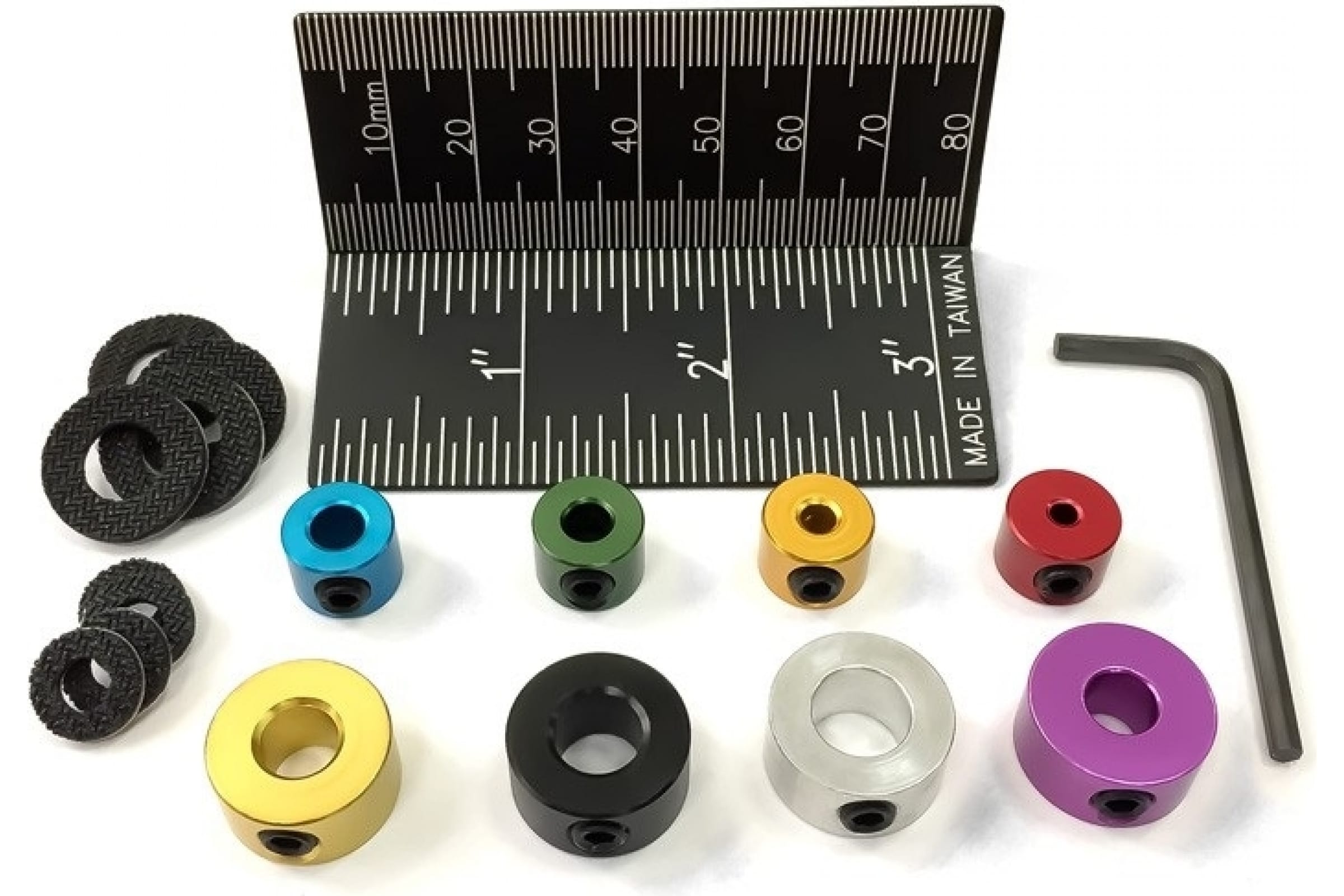 

UNIQ TOOL Набор стопорных колец 3;4;5;6;7;8;9;10mm с линейкой UTJC-015