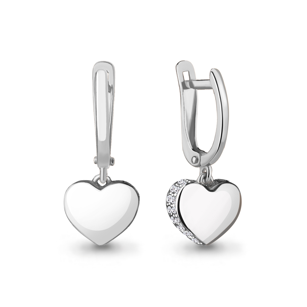 

Серьги из серебра с фианитом Aquamarine Aquamarine 43031А_925_р, 43031А_925_р