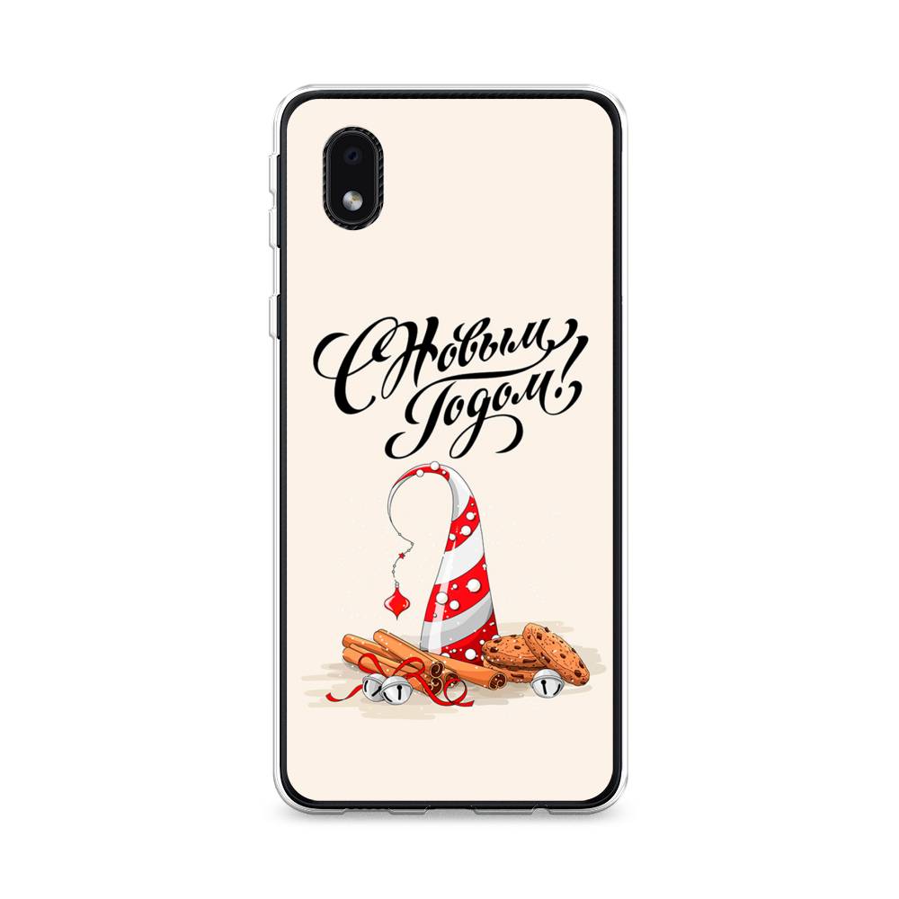 

Чехол на Samsung Galaxy A01 Core "Подарки на Новый Год", Бежевый;красный;черный, 2101250-5