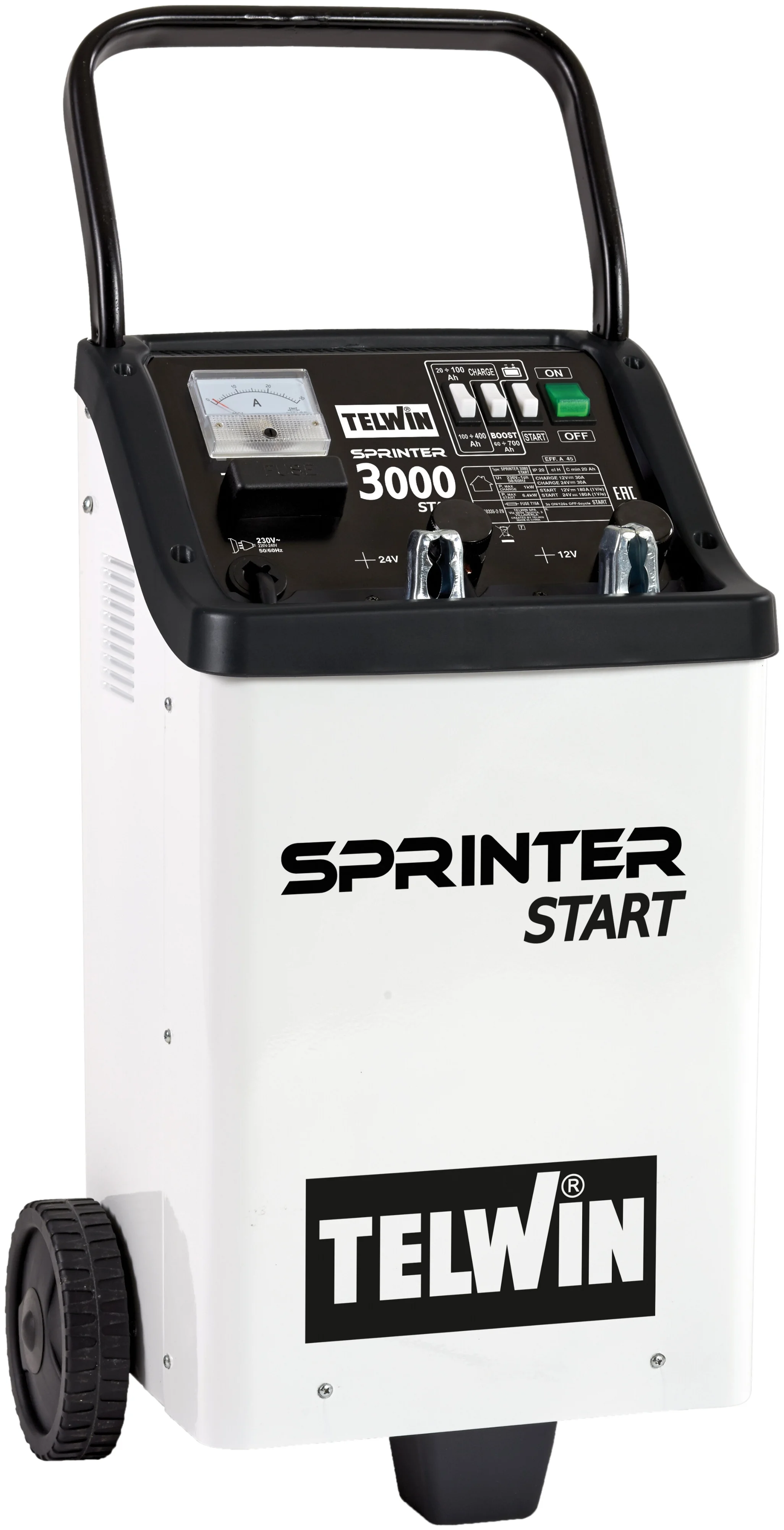 

TELWIN Пускозарядное устройство SPRINTER 3000 START 230V 12-24V 829390