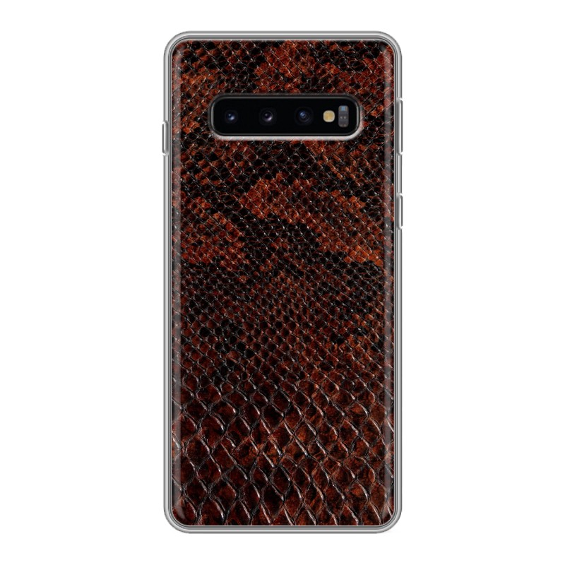 фото Чехол для samsung galaxy s10 (sm-g973) с рисунком и защитой камеры 100gadgets