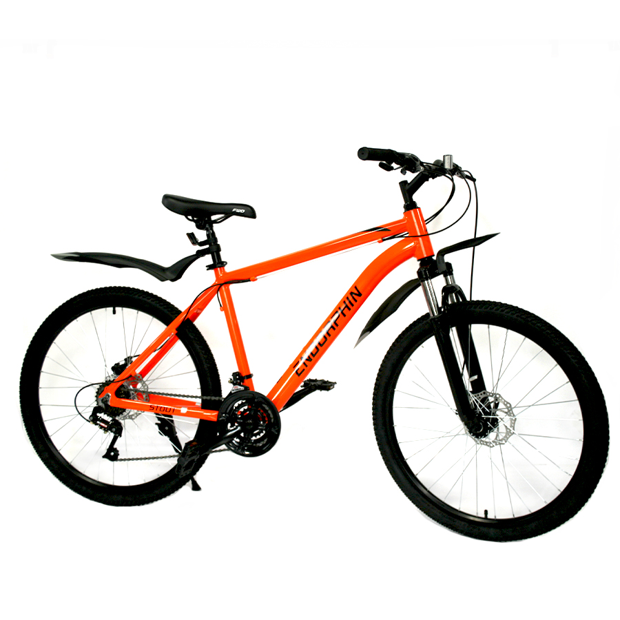 фото Велосипед горный 26" endorphin stout d al рама 18" оранжевый/черный rbk22at26029 nobrand
