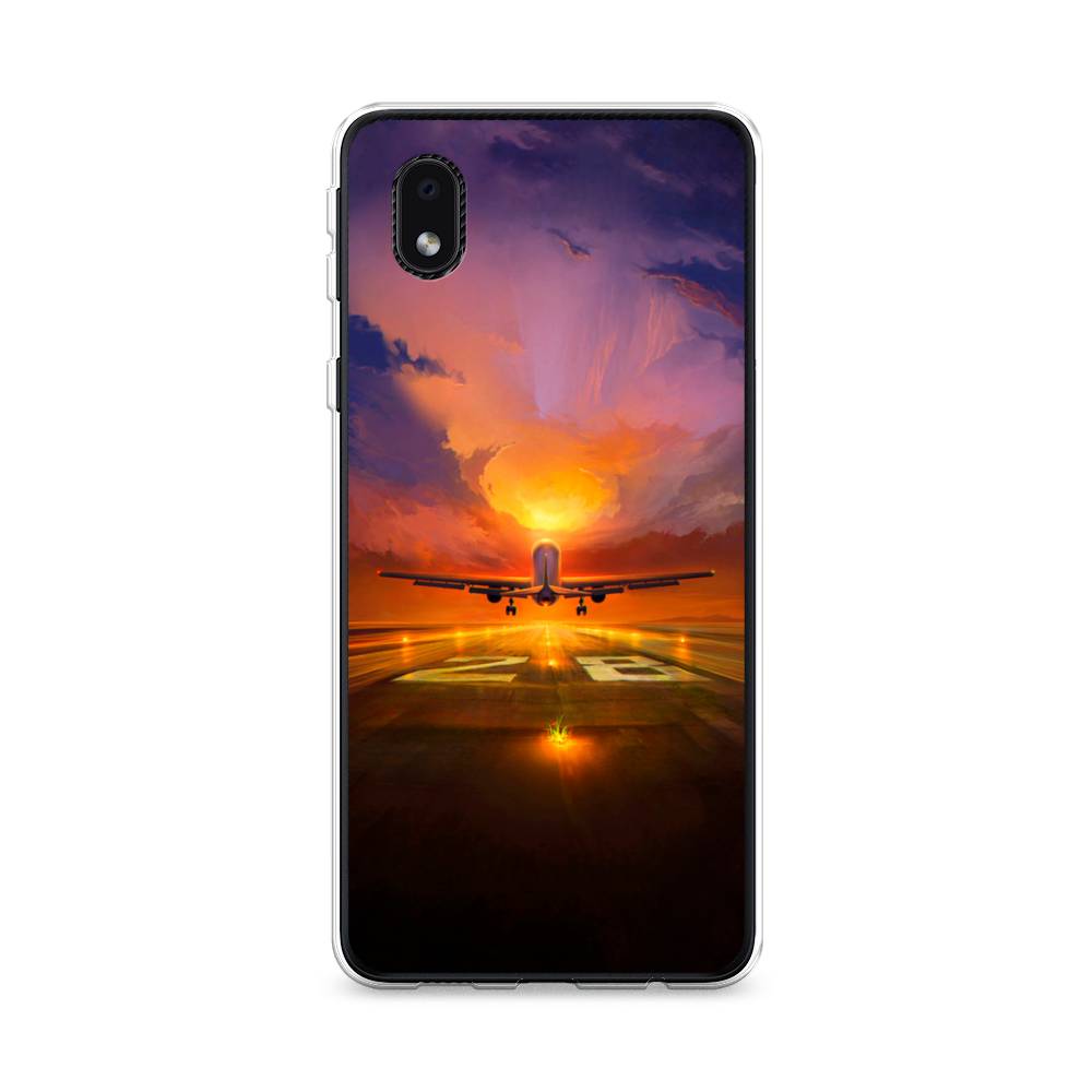 

Чехол на Samsung Galaxy A01 Core "Самолет на посадке", Оранжевый;синий, 2101250-6