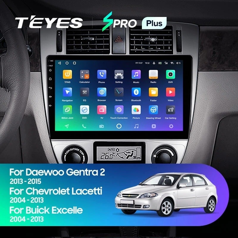 Автомобильная магнитола Teyes SPRO Plus 432 Chevrolet Lacetti J200 2004-2013 F2-B 3000000₽