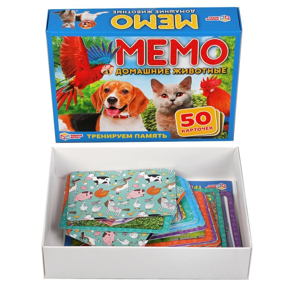 

Мемо Нескучные Игры Домашние животные