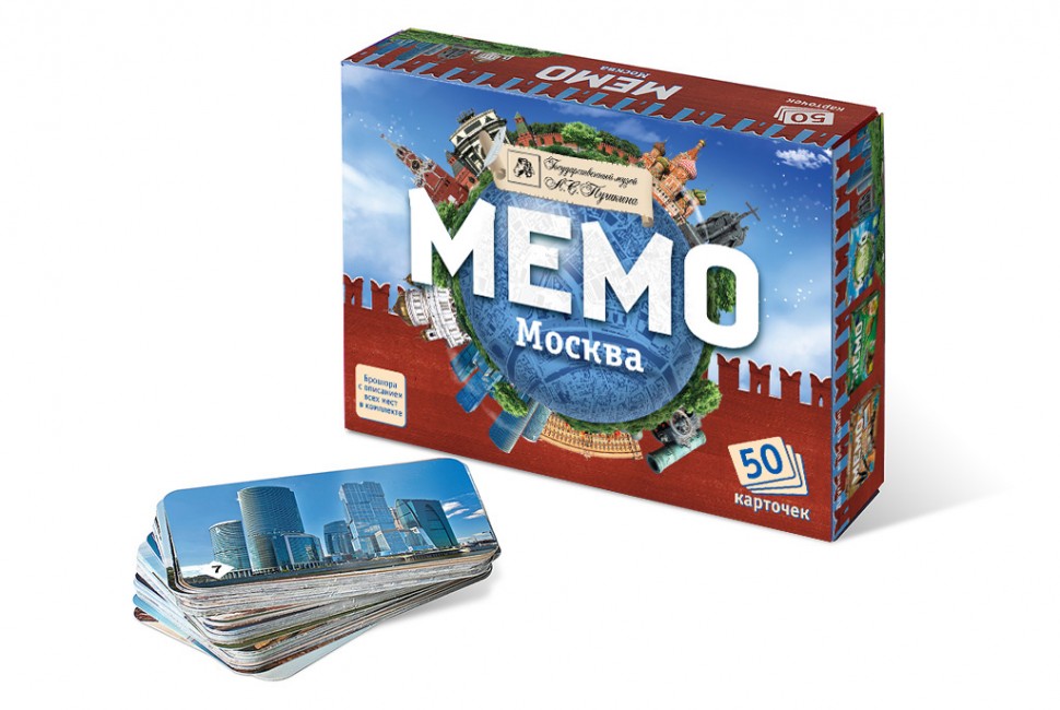 

Мемо Нескучные Игры Москва 50 карточек