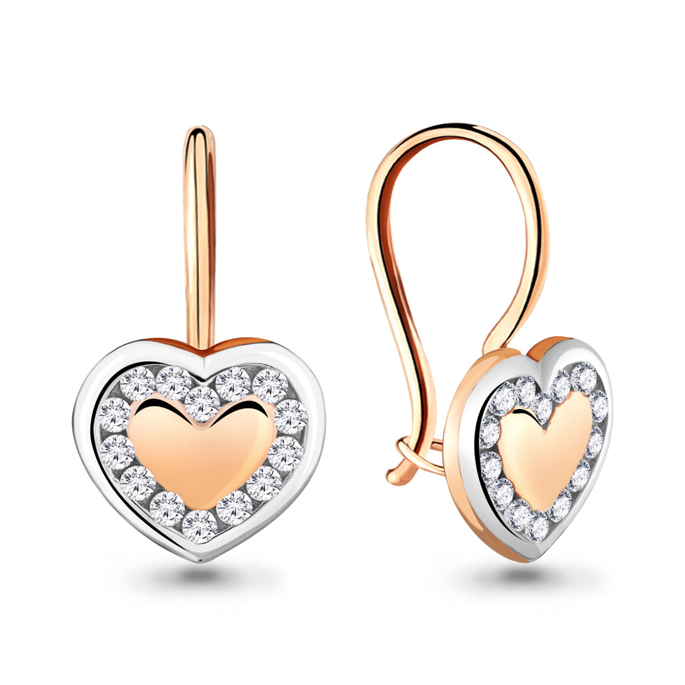 

Серьги из серебра с фианитом Aquamarine Aquamarine 42685А_925_з, 42685А_925_з
