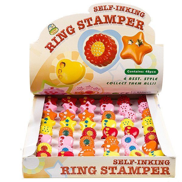 фото Игр. печать ring stamper, 16 видов в ассортименте, арт.db-406 gratwest