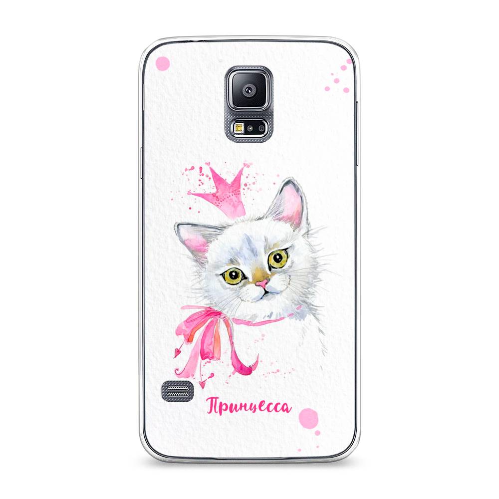 

Чехол Awog на Samsung Galaxy S5 "Моя принцесса", Белый;розовый;серый, 24150-6
