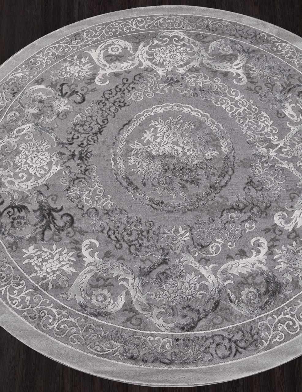 

Ковер ARMINA 03760A GREY/GREY Круг