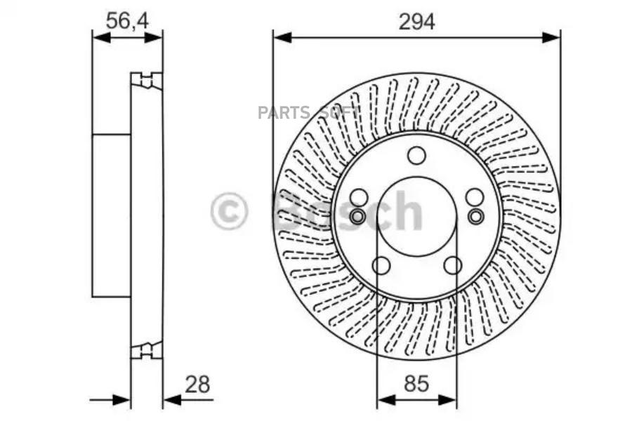 

Тормозной диск Bosch 0986479c31