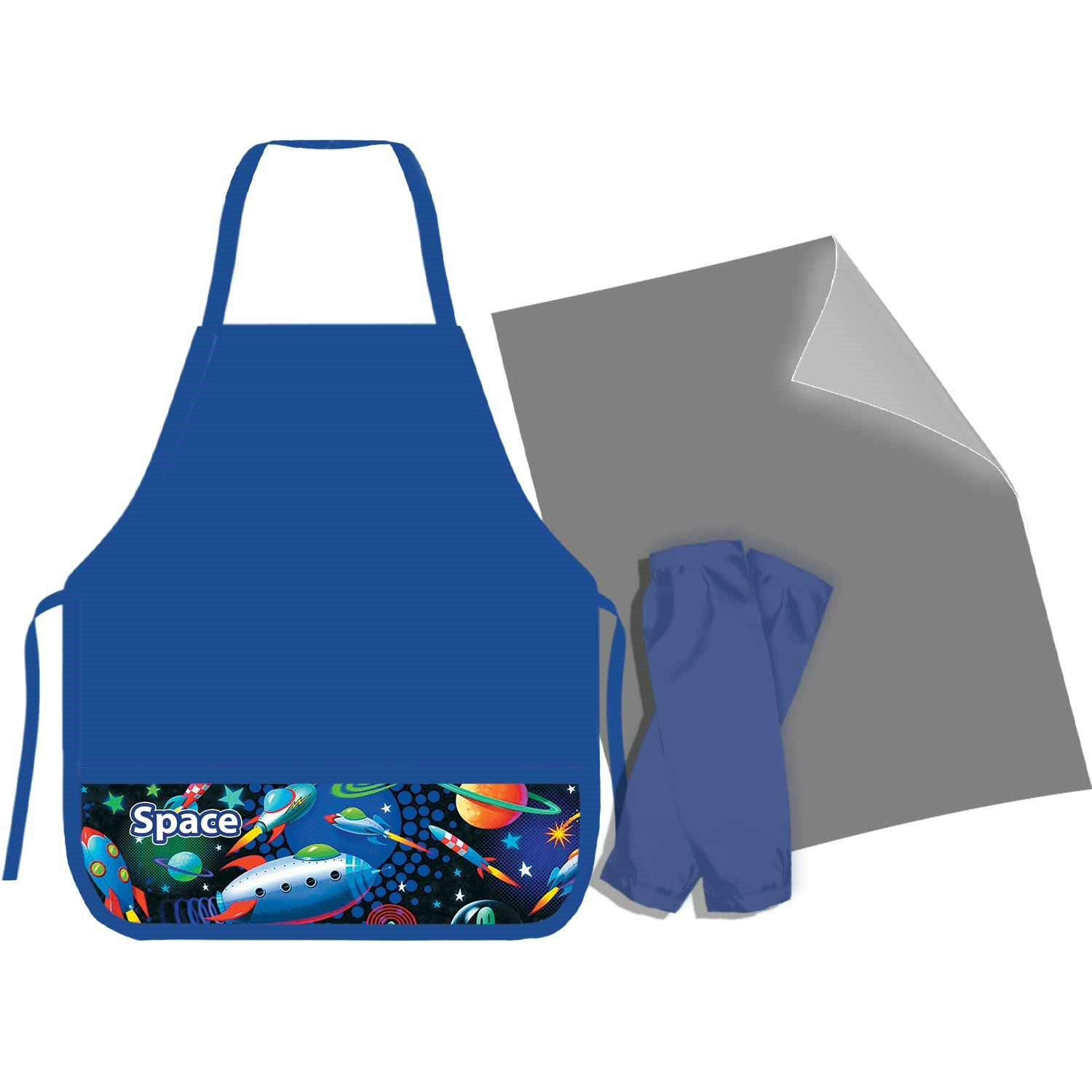 Фартук д/труда + нарукавники + клеёнка 54х46см Яркий космос НФК-1 Пчёлка