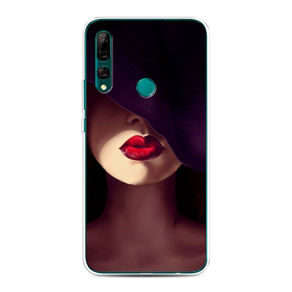 

Чехол Awog на Huawei Y9 Prime 2019 "Красные губы", Черный;бежевый;красный, 611950-7