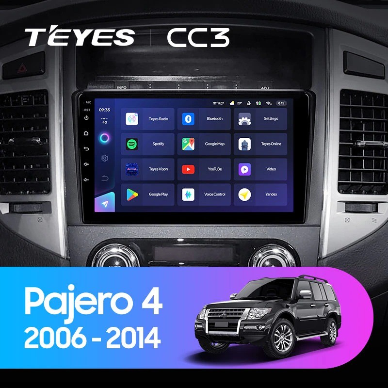 

Автомобильная магнитола Teyes CC3 4/32 Mitsubishi Pajero 4 V80 V90 (2006-2022), Teyes CC3 Mitsubishi Pajero 4 V80 V90 (2006-2022)