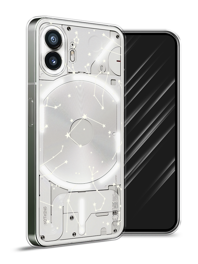 

Чехол Awog на Nothing Phone (2) "Созвездия", Прозрачный;серый;бежевый, 3300250-1