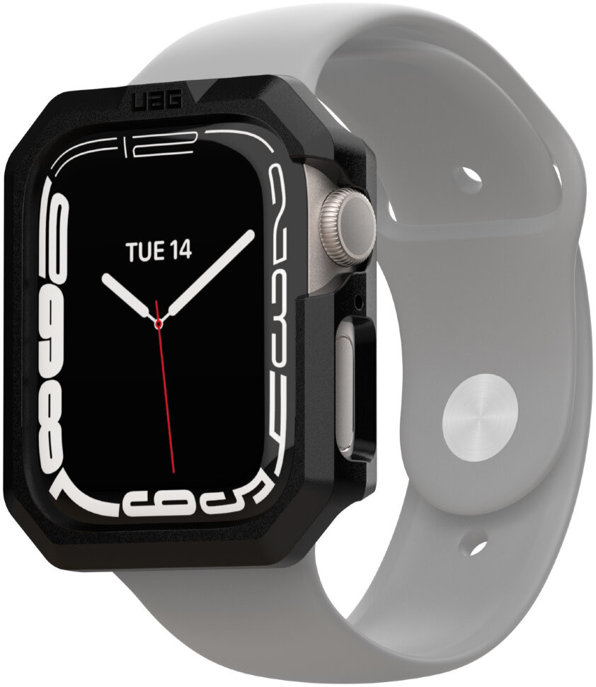 Чехол UAG Scout для смарт-часов Apple Watch Series 7 45 mm черный