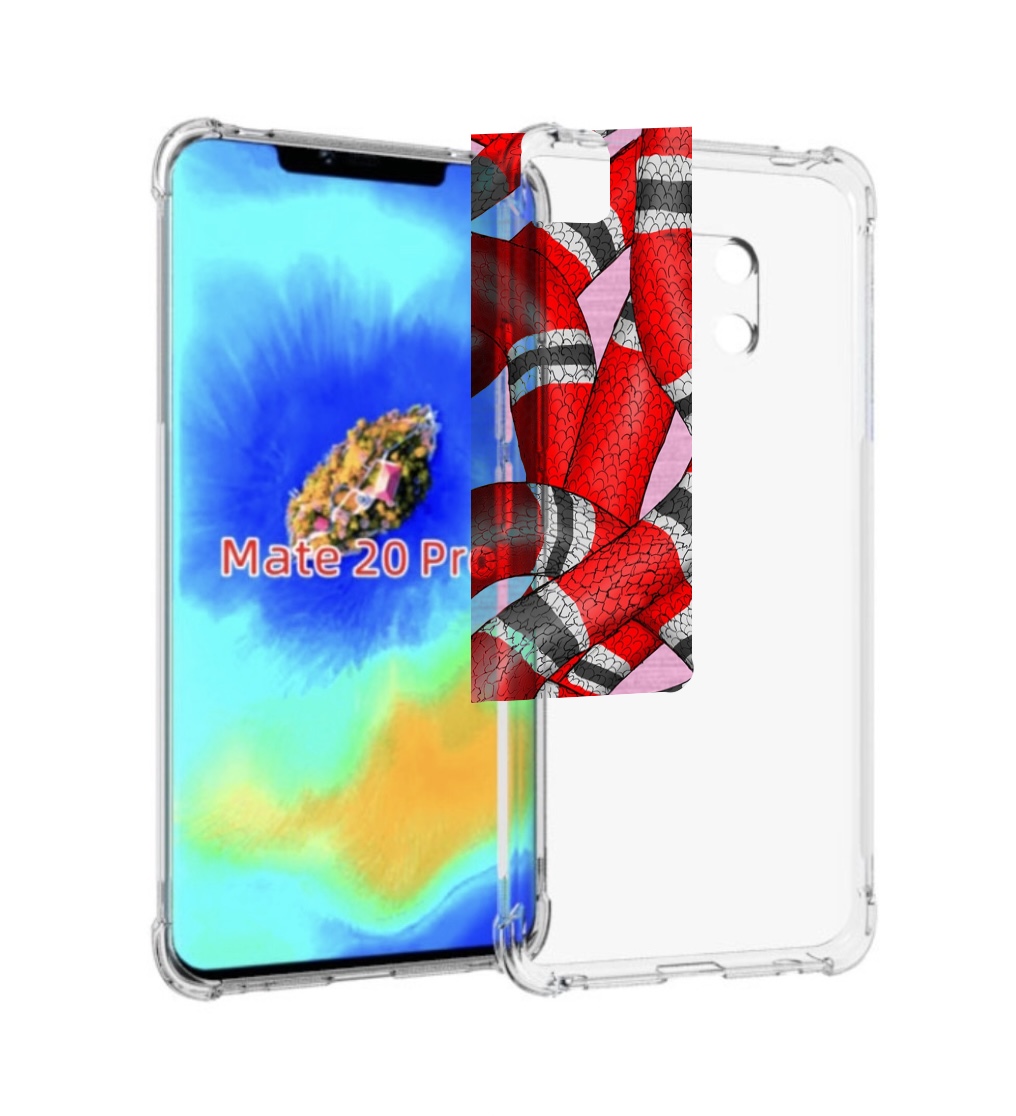 

Чехол MyPads змея-красно-черно-белый для Huawei Mate 20 Pro/Mate 20 RS 6.39, Прозрачный, Tocco