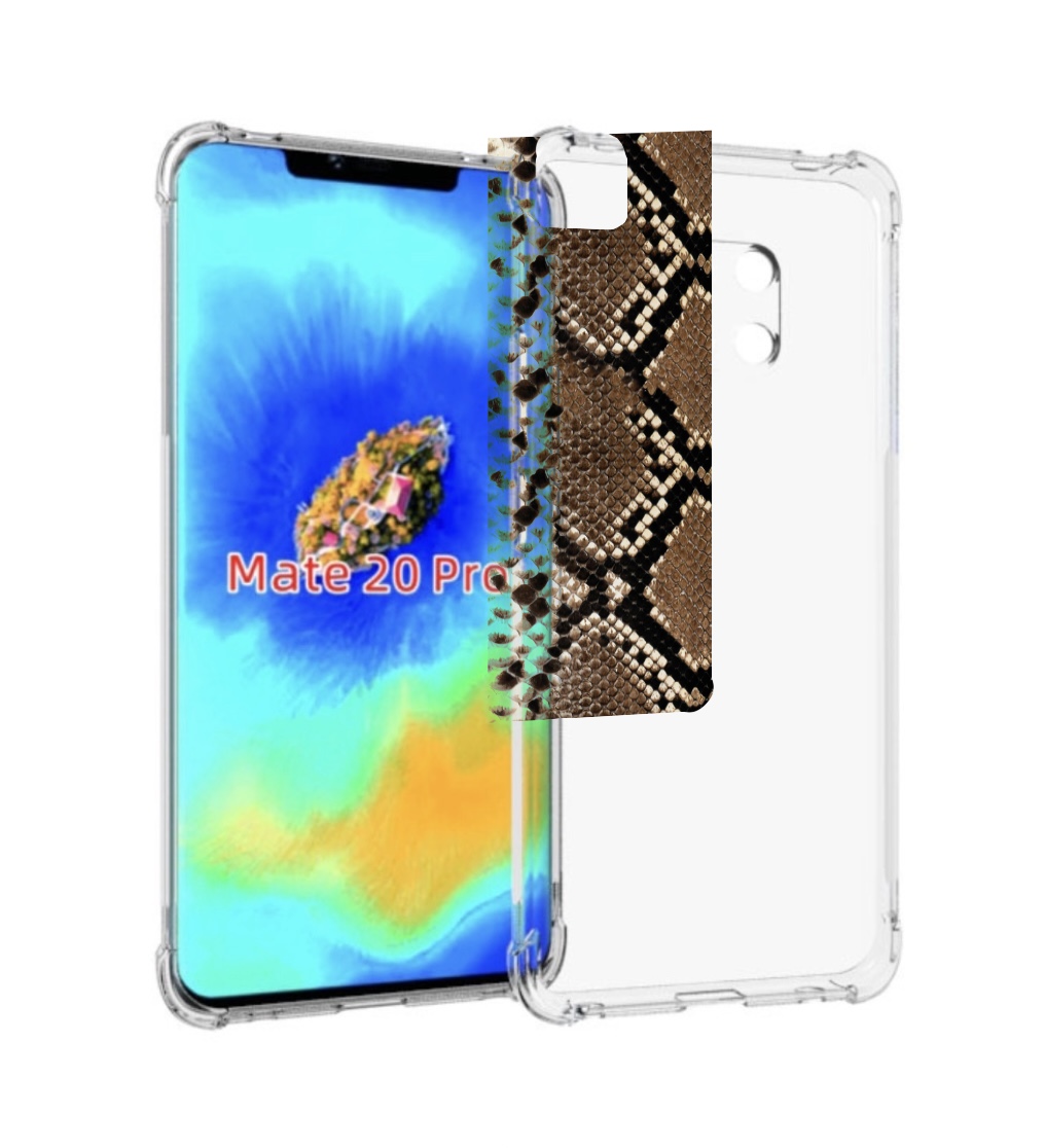 

Чехол MyPads змеиная кожа для Huawei Mate 20 Pro/Mate 20 RS 6.39, Прозрачный, Tocco