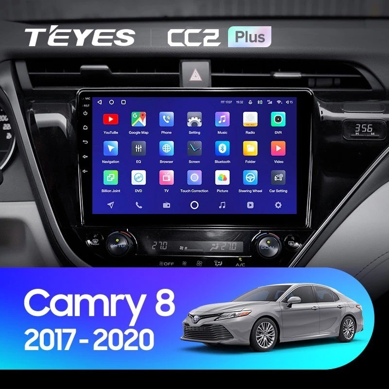 Автомобильная магнитола Teyes CC2L Plus 232 Toyota Camry 8 XV 70 2017-2020 2486000₽