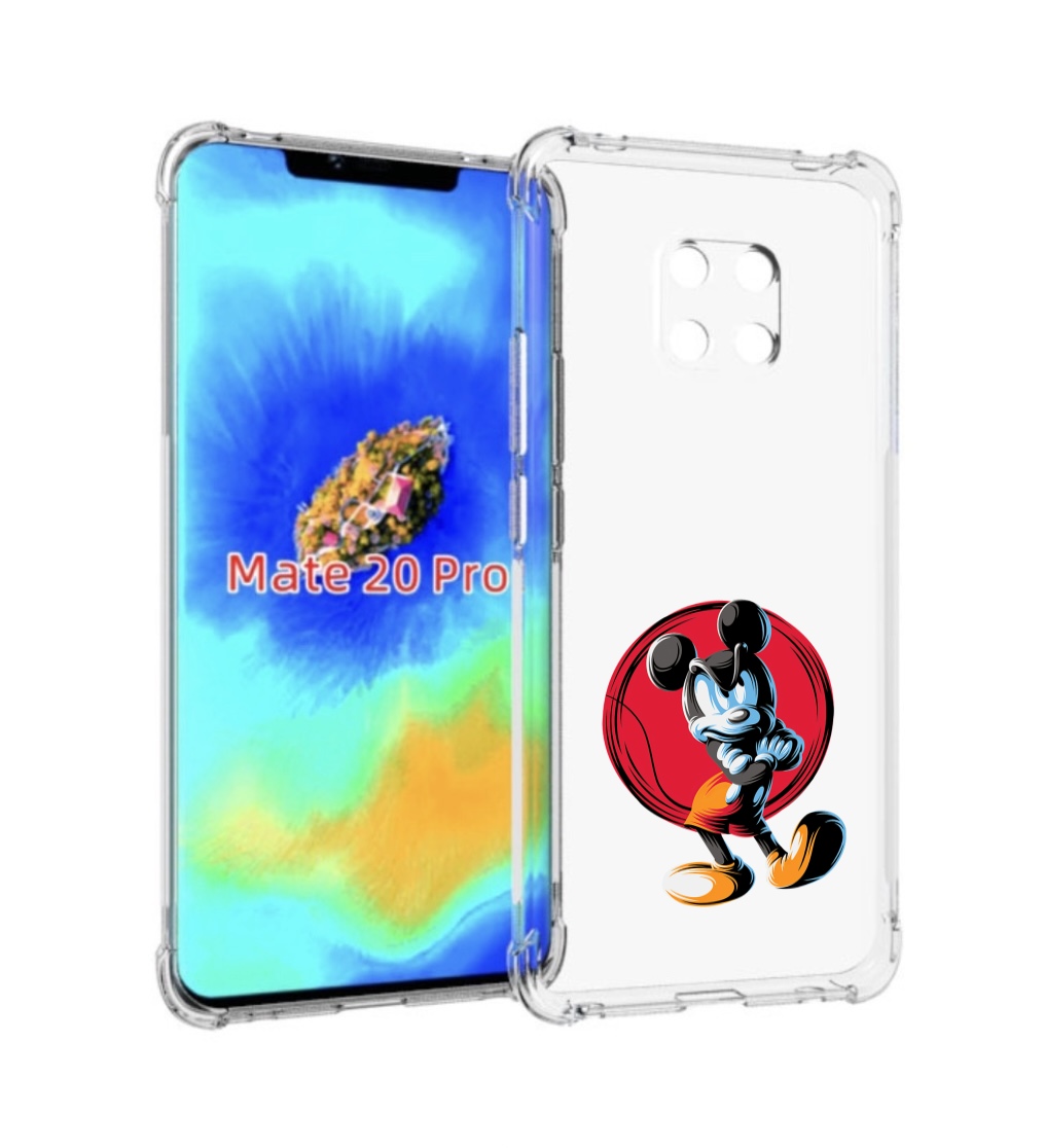 Чехол MyPads злой-микки для Huawei Mate 20 Pro/Mate 20 RS 6.39