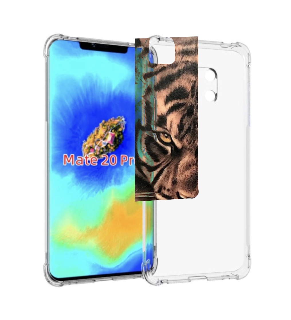 

Чехол MyPads злой-большой-тигр для Huawei Mate 20 Pro/Mate 20 RS 6.39, Прозрачный, Tocco