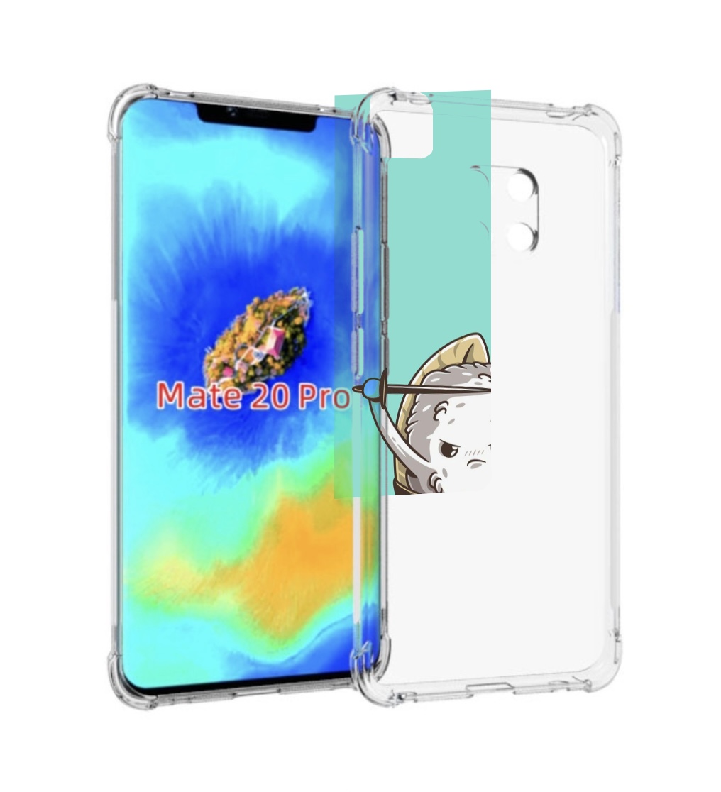 

Чехол MyPads злой суши детский для Huawei Mate 20 Pro/Mate 20 RS 6.39, Прозрачный, Tocco