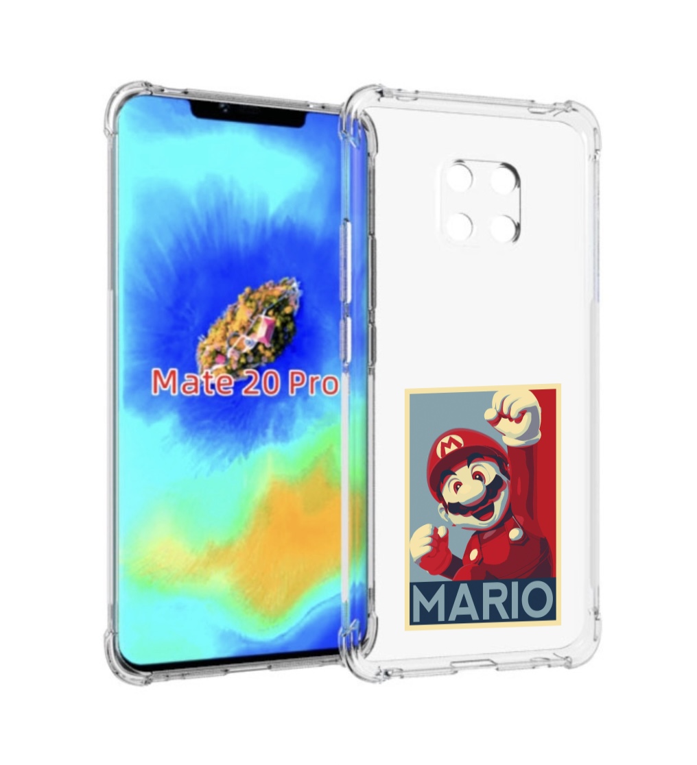 

Чехол MyPads злой марио для Huawei Mate 20 Pro/Mate 20 RS 6.39, Прозрачный, Tocco