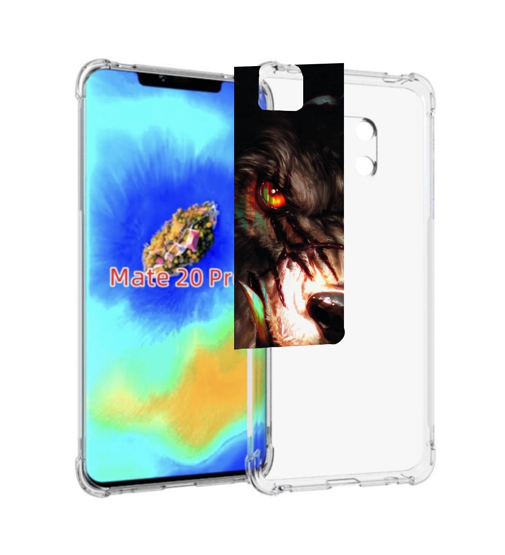 

Чехол MyPads злой голодный волк мужской для Huawei Mate 20 Pro/Mate 20 RS 6.39, Прозрачный, Tocco