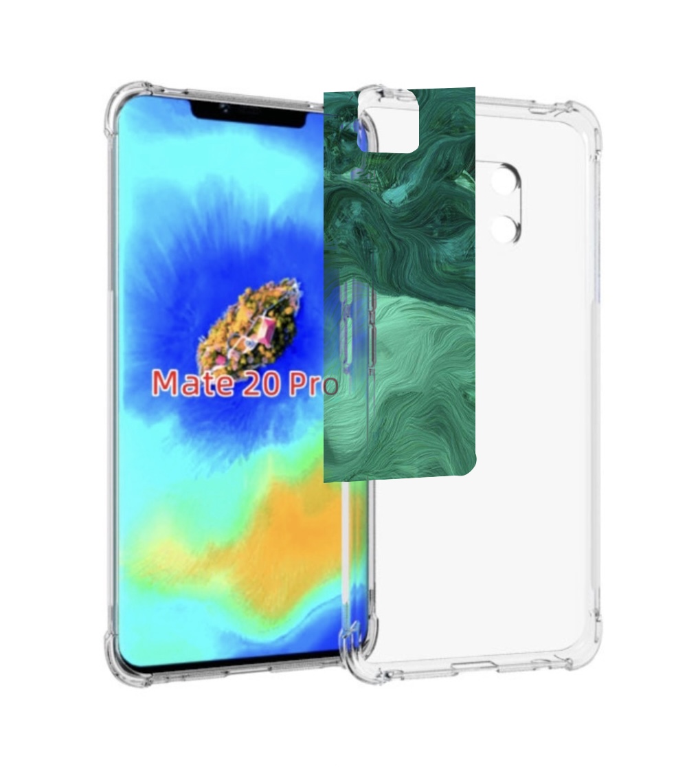 

Чехол MyPads зеленые нити для Huawei Mate 20 Pro/Mate 20 RS 6.39, Прозрачный, Tocco