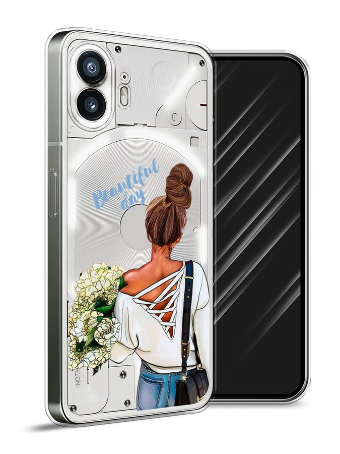 

Чехол Awog на Nothing Phone (2) "Beautiful day vector", Коричневый;белый;зеленый, 3300250-1