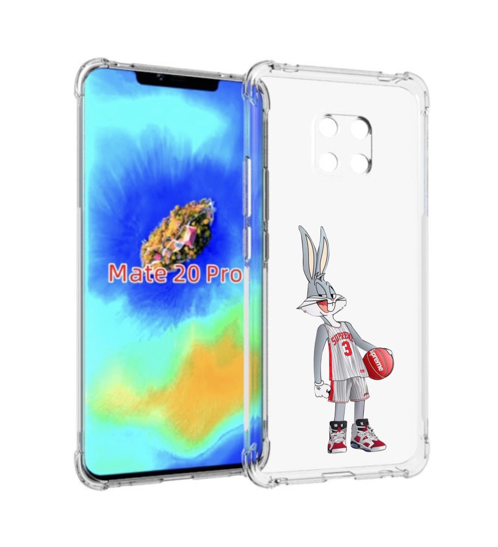 

Чехол MyPads заяц-баскетболист женский для Huawei Mate 20 Pro/Mate 20 RS 6.39, Прозрачный, Tocco