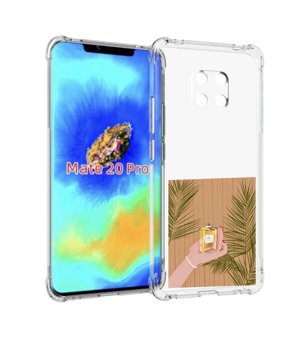 

Чехол MyPads запах-шанель-номер-5 для Huawei Mate 20 Pro/Mate 20 RS 6.39, Прозрачный, Tocco
