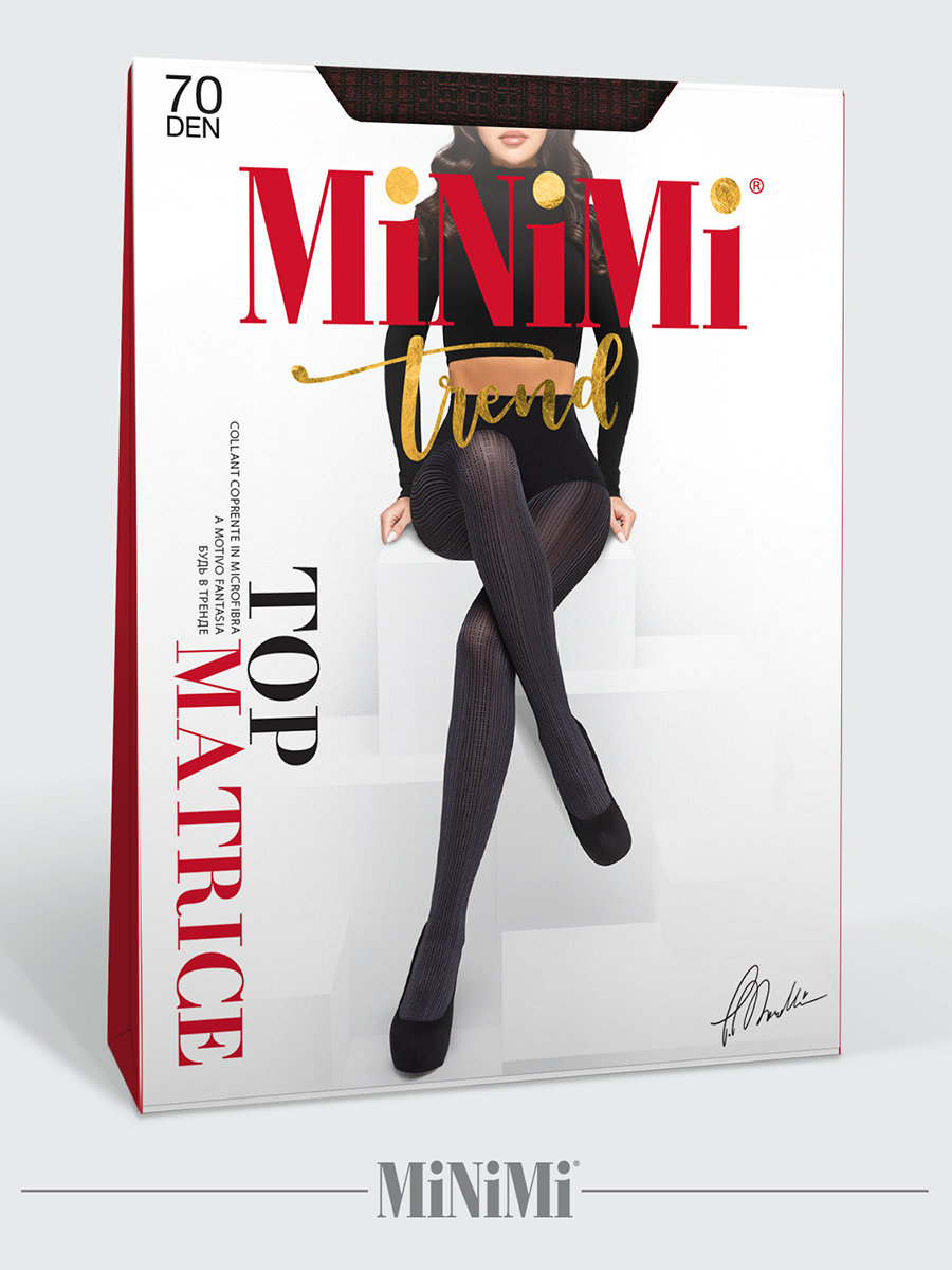 

Колготки женские Minimi TOP MATRICE 70 бордовые 3, Бордовый, TOP MATRICE 70